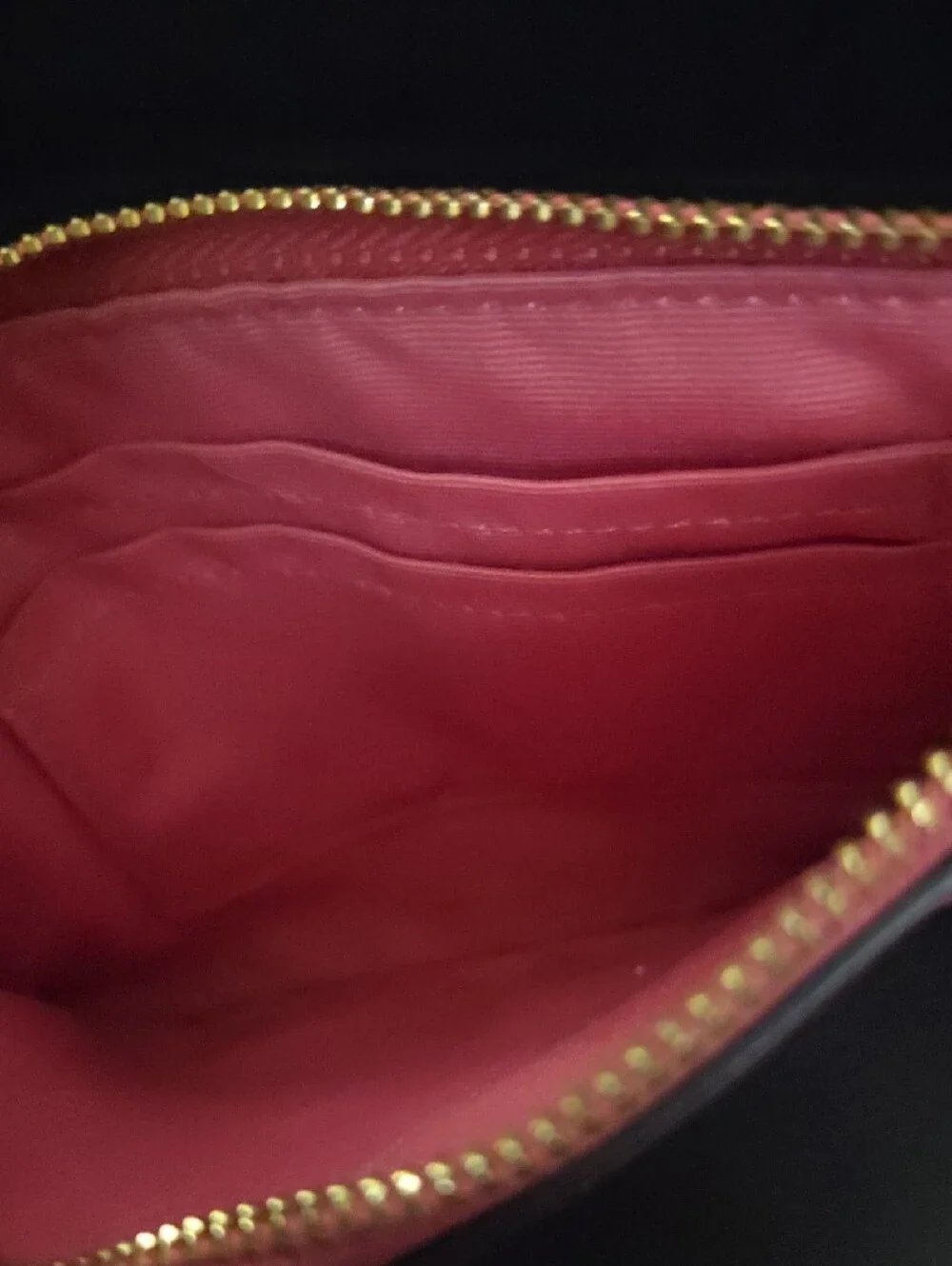 Coach Hot Pink Leather Wristlet